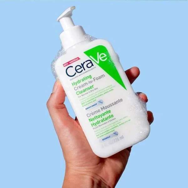 Cerave Hydrating Cream To Foam Cleanser 236ml