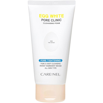 Carenel Egg White Pore Clinic Cleansing Foam 150ml