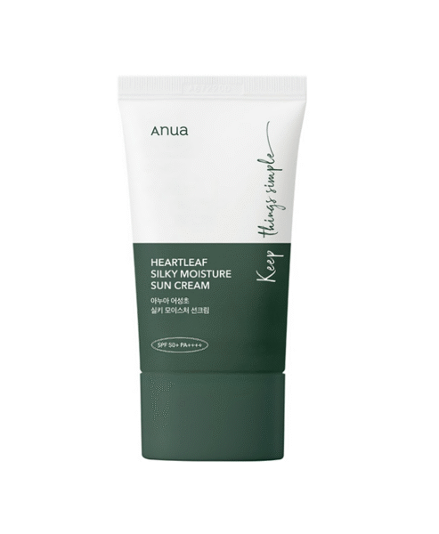 Anua Heartleaf Silky Moisture Sunscreen 50ml