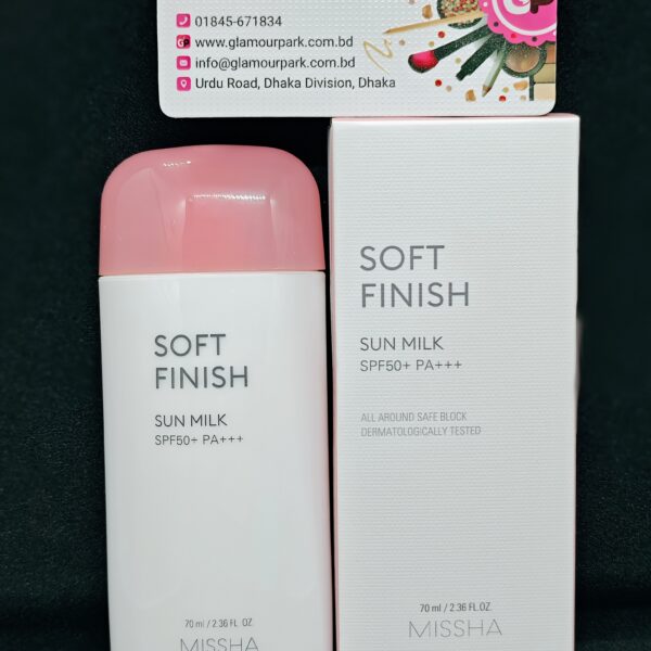 MISSHA SOFT FINISH SUN MILK 70ml