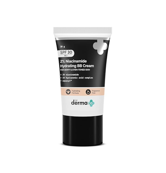 The Derma Co 2% Niacinamide Hydrating BB Cream 30g