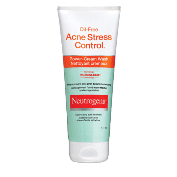 Neutrogena Oil-Free Acne Stress Control Power-Cream Wash 177ml