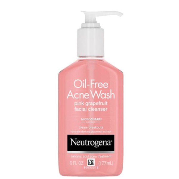 Neutrogena Oil-Free Acne Wash Pink Grapefruit Facial Cleanser 177ml