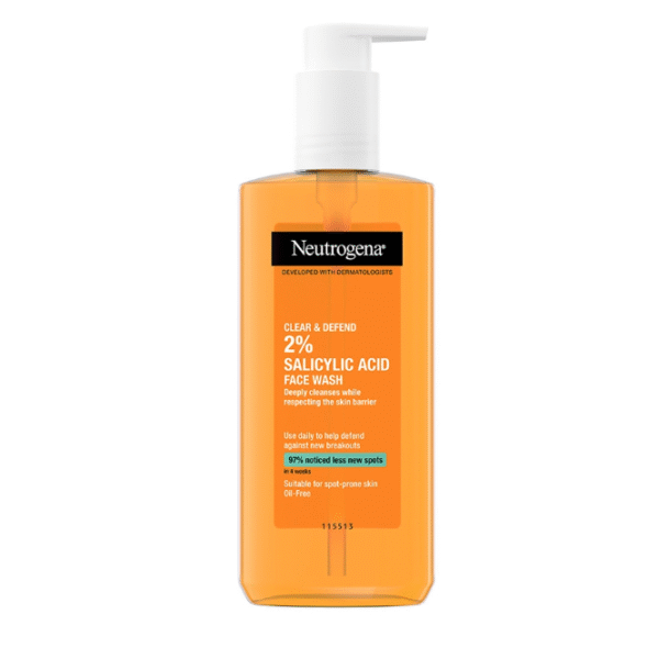 Neutrogena Clear & Defend 2% Salicylic Acid Face Wash