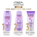 L'Oréal Paris Hyaluron 72H Moisture Filling Shampoo 400ml - Image 3