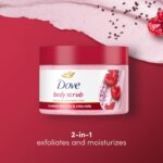 Dove Crushed Cherries & Chia Milk Body Scrub 280g - Image 3