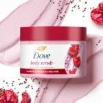 Dove Crushed Cherries & Chia Milk Body Scrub 280g - Image 2