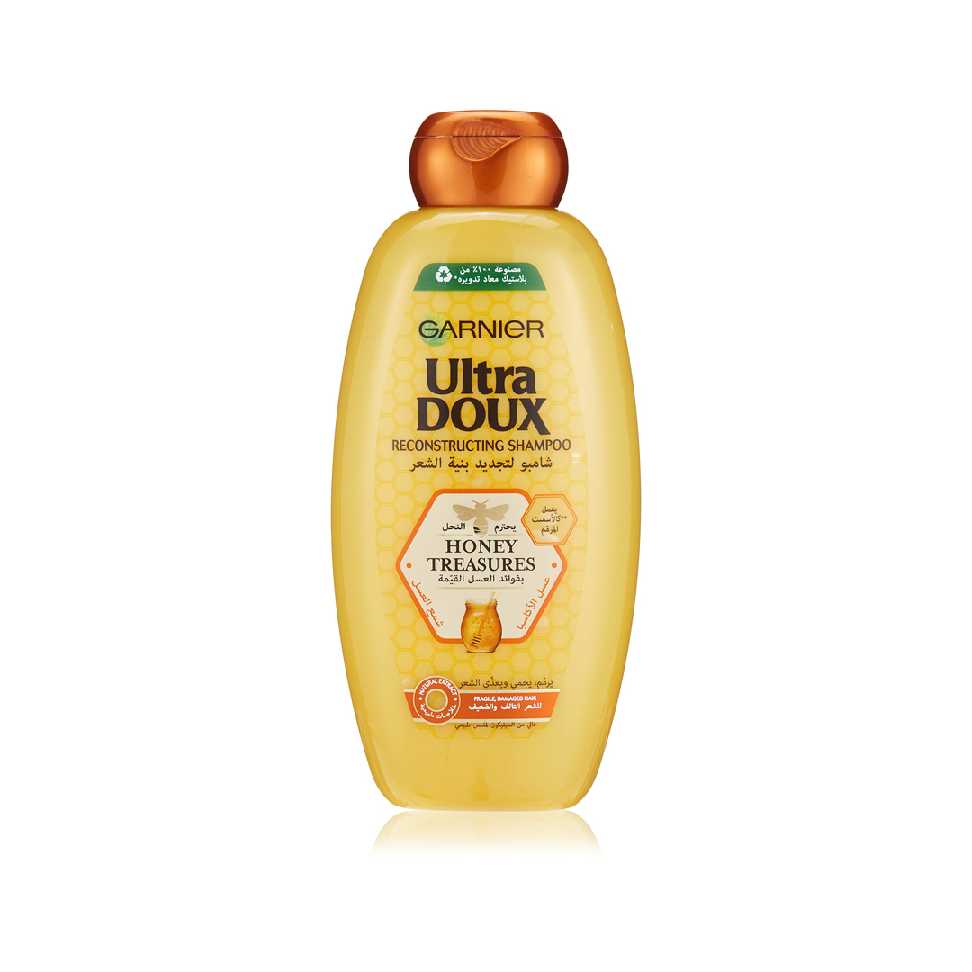 Garnier-Ultra-Doux-Honey-Treasures-Repairing-Shampoo Garnier Ultra Doux Honey Treasures Repairing Shampoo 400ml - Image 1