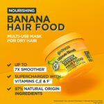 Garnier BANANA SHEA BUTTER SUPERCHARGED HAIR FOOD MASK 400ml - Image 6