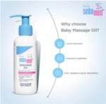 Sebamed Baby Massage Oil - 150ml - Image 2