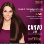 Streax Professional Canvo Line Sulphate and Paraben Free Shampoo for Keratin Treated And Straightened Hair - Image 2