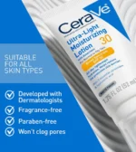 CeraVe Ultra-Light Moisturizing Lotion - Image 2
