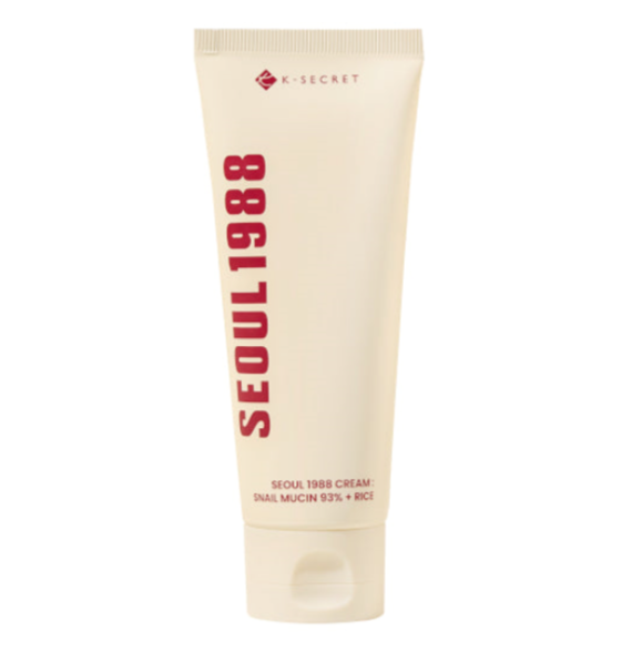 K-SECRET SEOUL 1988 Cream : Snail Mucin 93% + Rice 100ml