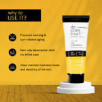 deconstruct Gel Sunscreen for Oily Skin - SPF 55+ and PA+++ | Water Resistant Sunscreen (50 Gms) - Image 3