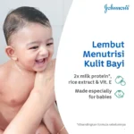 JOHNSON'S ® Milk + Rice hair & body baby bath 200ml - Image 3